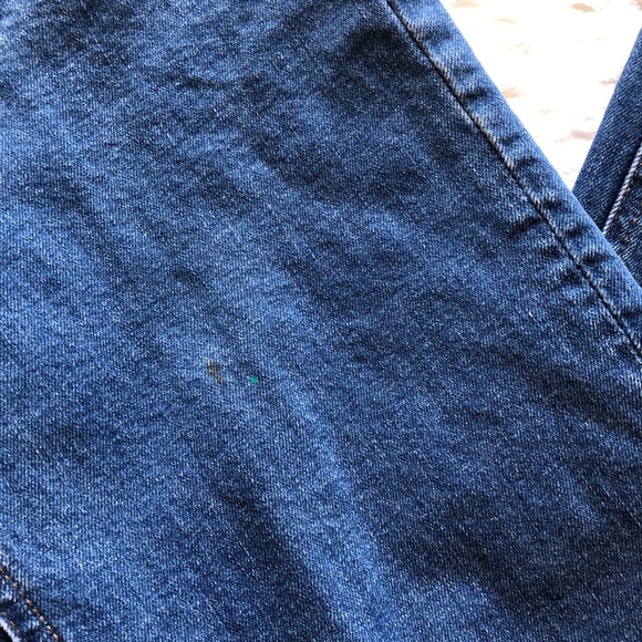 H&M straight leg dark wash blue jeans - Picture 7 of 8